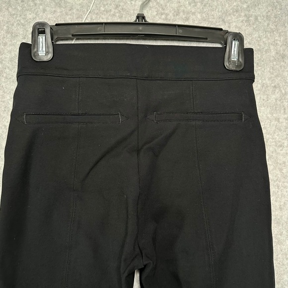Spanx The Perfect Pant Slim Straight Black Ponte Pull On Trousers Womens XS - Picture 4 of 8